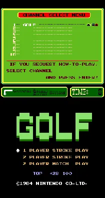 PlayChoice-10: Golf screen shot title